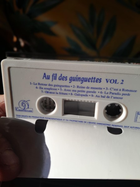 Vente Cassette audio " au fil des guinguettes "