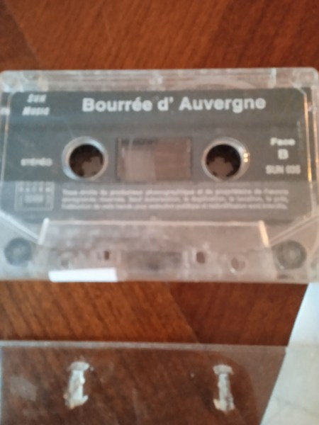 Cassette audio " bourr&eacute;e d'auvergne"