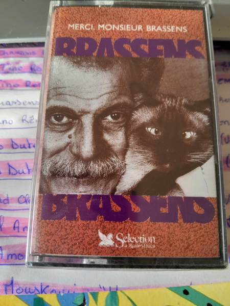 Cassette audio " brassens "