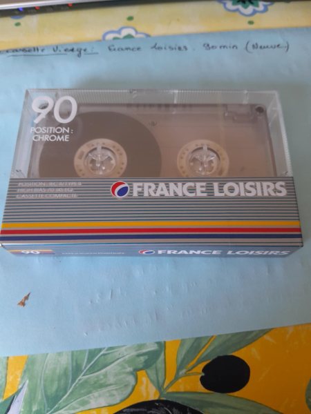 Cassette audio " cassette vierge "