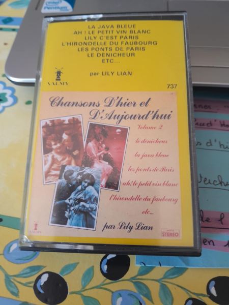 Cassette audio " chansons d'hier et d'aujourd'hui