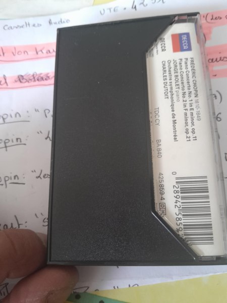 Cassette audio " chopin " pas cher