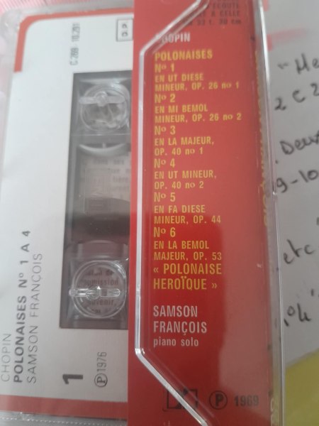 Cassette audio " chopin " pas cher