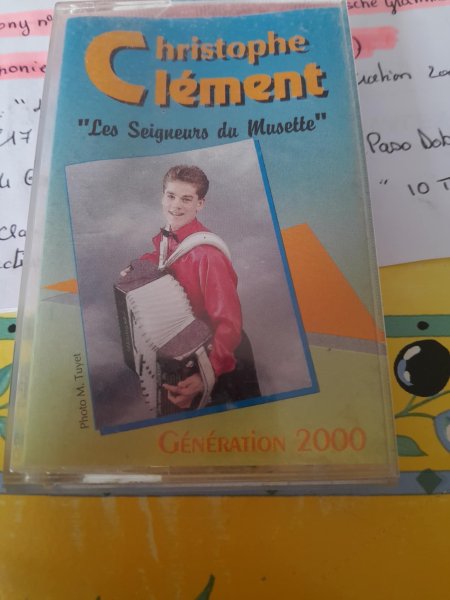 Cassette audio " christophe cl&eacute;ment "