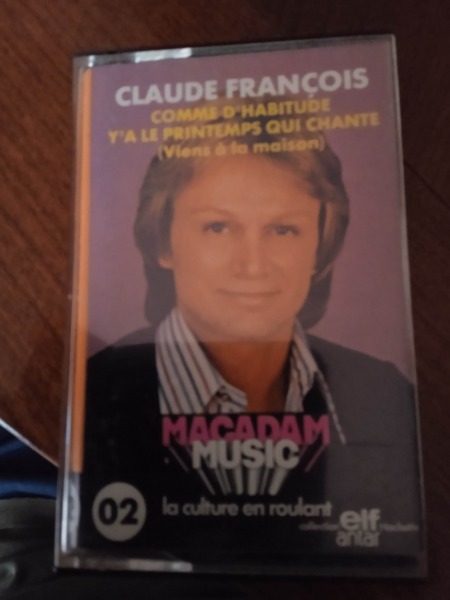 Cassette audio " claude fran&ccedil;ois "
