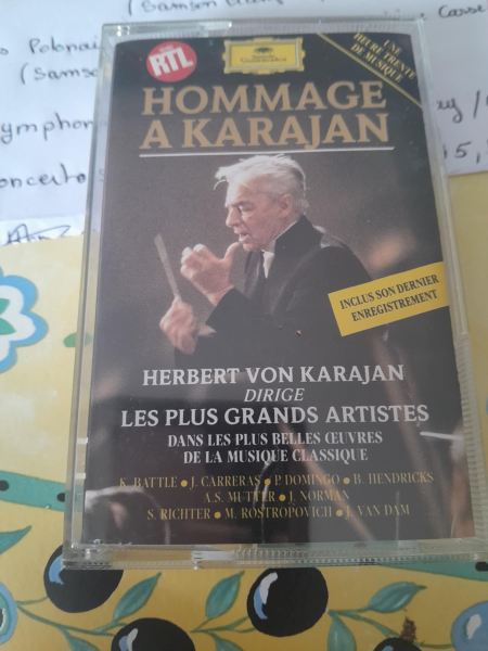 Cassette audio " herbert von karajan "