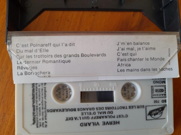 Vente Cassette audio herv&eacute; vilard