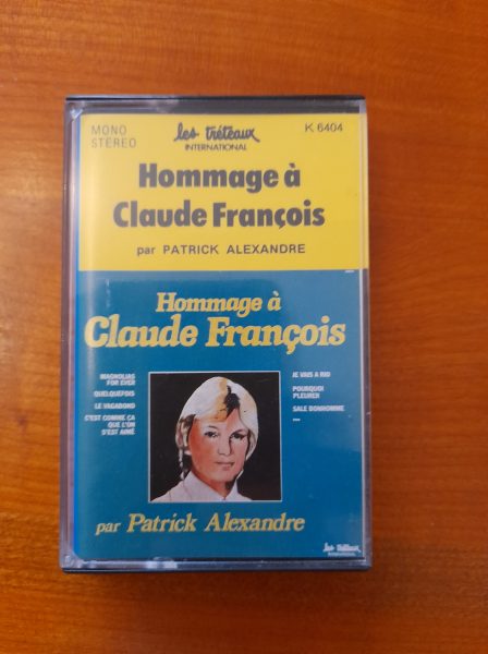 Cassette audio hommage &agrave; claude fran&ccedil;ois
