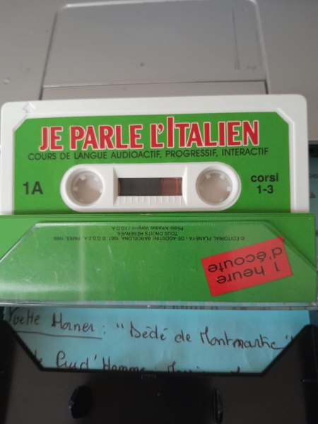 Vente Cassette audio " je parle l'italien "
