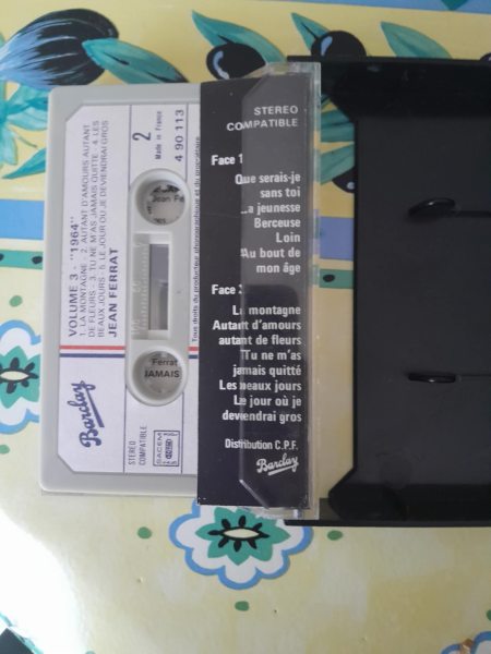 Vente Cassette audio " jean ferrat "