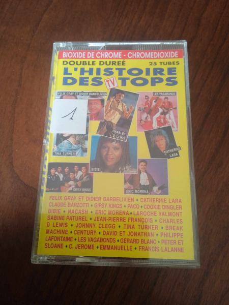 Cassette audio " l'histoire des tops tv  "