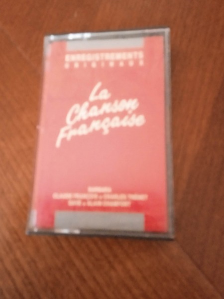 Cassette audio " la chanson fran&ccedil;aise "