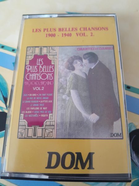 Cassette audio " les plus belles chansons 1900.194