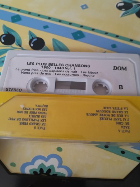 Vente Cassette audio " les plus belles chansons 1900.194