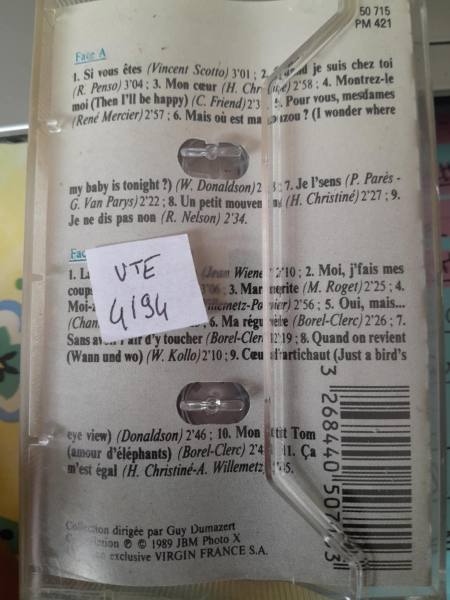 Cassette audio " maurice chevalier " pas cher