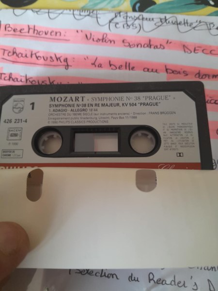 Vente Cassette audio " mozart "