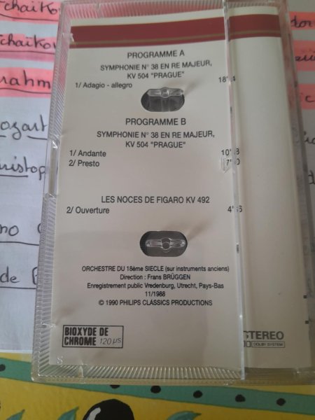 Cassette audio " mozart " pas cher