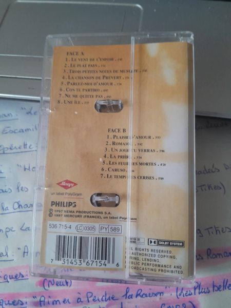 Cassette audio " nan mouskouri " pas cher