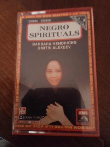 Cassette audio " n&eacute;gro spirituals "