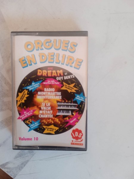 Cassette audio " orgues en d&eacute;lire "