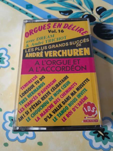 Cassette audio " orgues en d&eacute;lire "