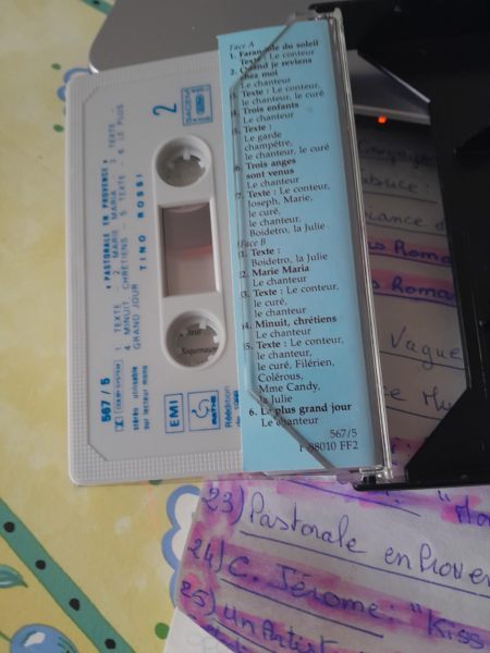 Vente Cassette audio " pastorale en provence "