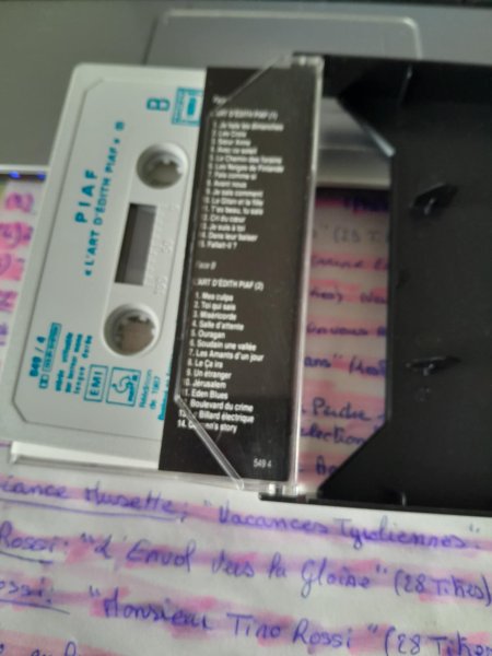 Vente Cassette audio " piaf "