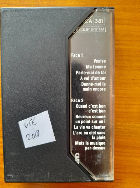 Vente Cassette audio sacha distel " venise"
