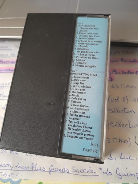 Cassette audio " tino rossi " pas cher