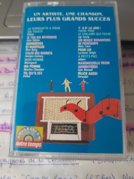 Cassette audio " un artiste ,une chanson  "