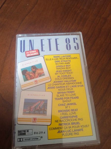 Cassette audio " un &eacute;t&eacute; 85 "