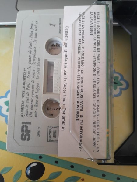 Vente Cassette audio " vive le musette "