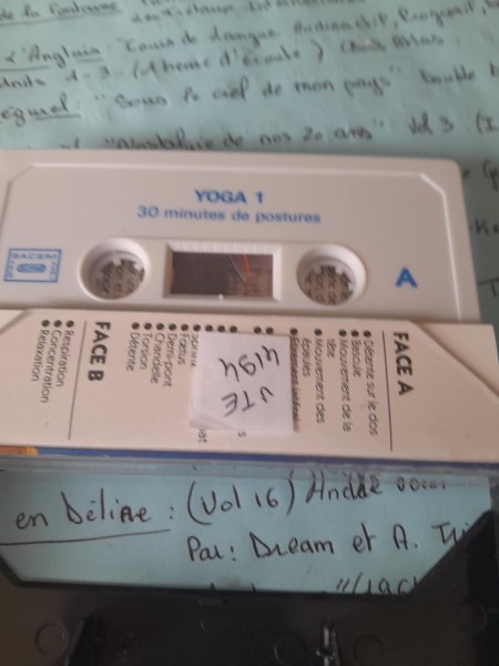 Vente Cassette audio " yoga "
