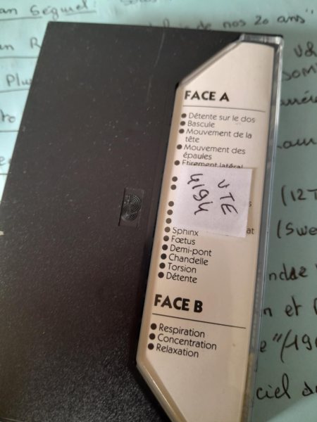 Cassette audio " yoga " pas cher