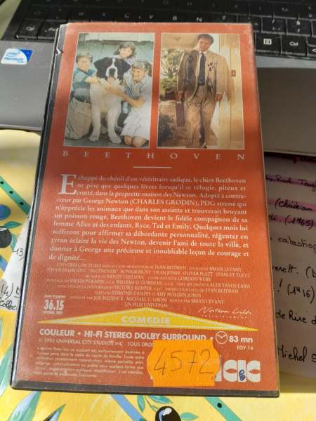 Cassette vhs "  beethoven " pas cher