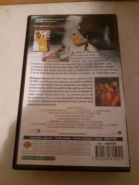 Vente Cassette vhs " en pleine temp&eacute;te "