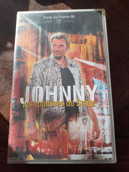 Cassette vhs " johnny halliday"