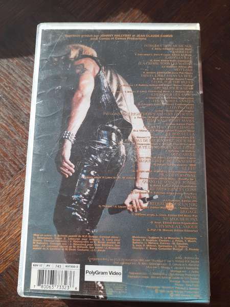 Vente Cassette vhs "johnny hallyday"