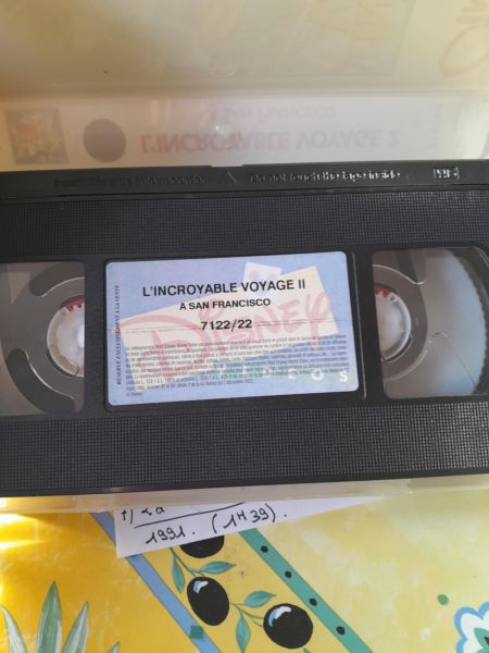 Vente Cassette vhs "  l'incroyable voyage 2 "