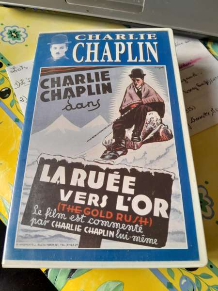 Cassette vhs "  la ruée vers l'or "