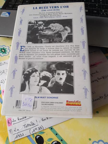 Cassette vhs "  la ru&eacute;e vers l'or " pas cher