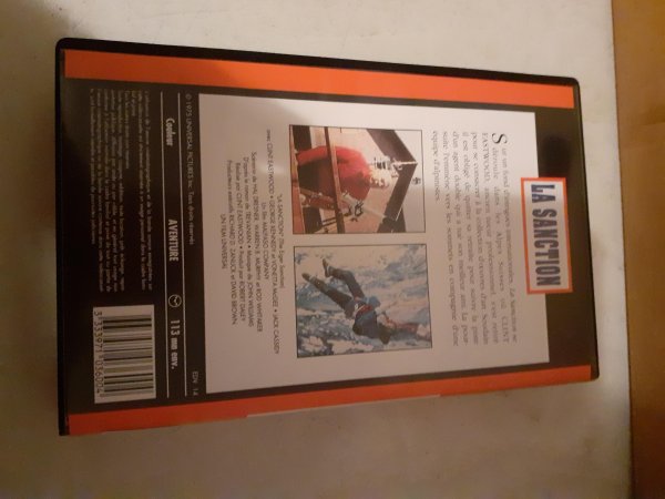 Vente Cassette vhs " la sanction "