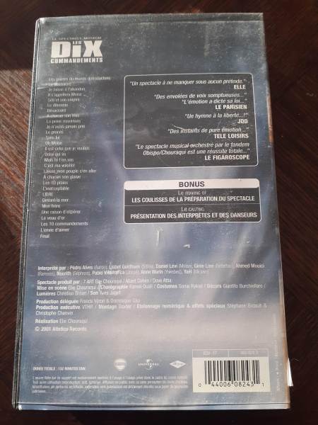 Vente Cassette vhs "les dix commandements"