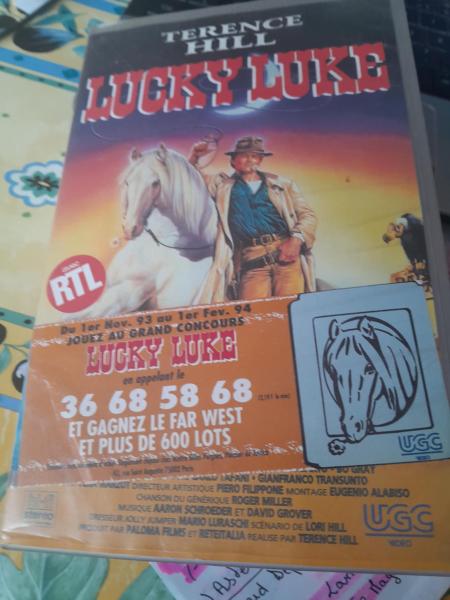 Cassette vhs "  lucky-luke "