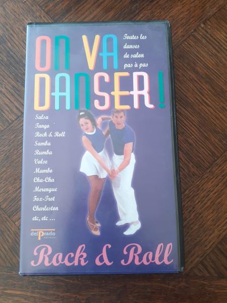 Cassette vhs "on va danser" rock and roll