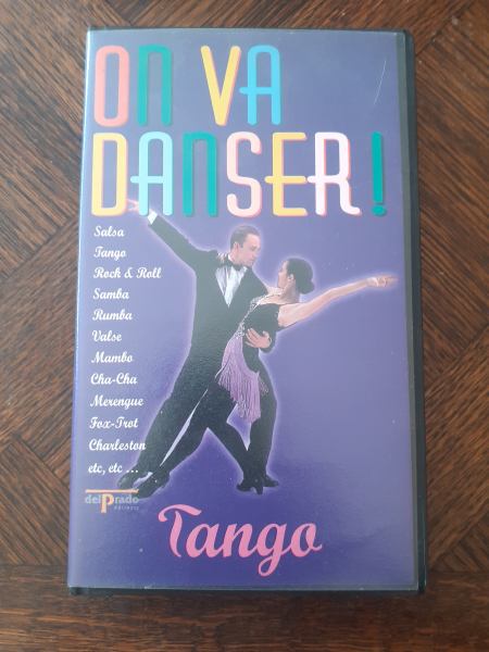 Cassette vhs "on va danser" tango