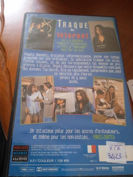 Cassette vhs " traque sur internet " pas cher