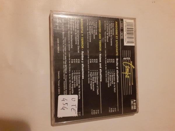 Vente Cd  "angoisse et epouvante"