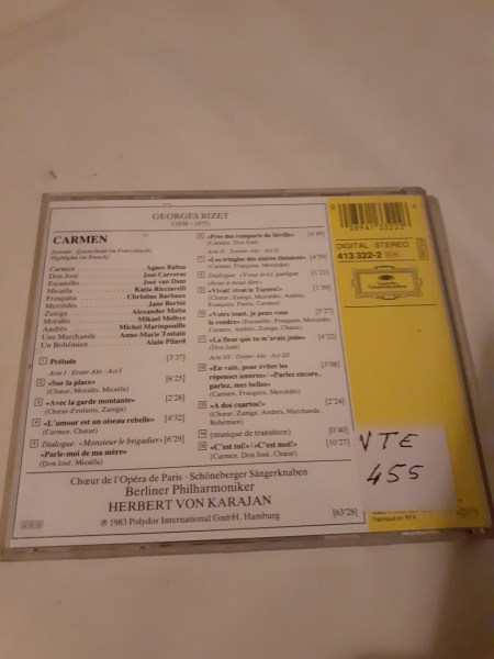 Vente Cd  " bizet-carmen"
