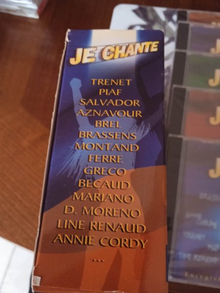 Vente Cd "coffret 5 cd "je chante" "